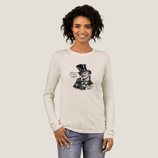 Witty Lord Caricature Tri-Blend Shirt (Full Front)