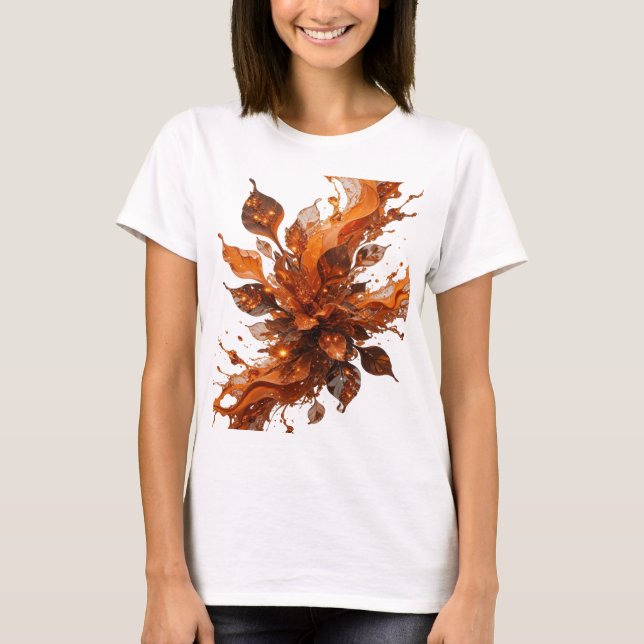 Witty Orange ORANGE FLUX Statement Tee (Front)