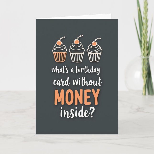 Witty Pastry Birthday Card (Front)