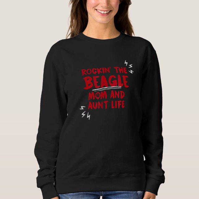 Witty Pets English Beagle Single Dog Owner Sweatshirt (Front)