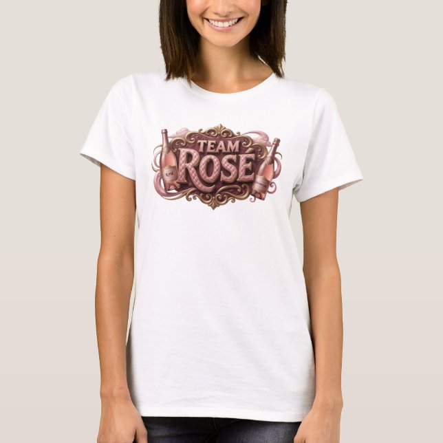 Witty Pink TEAM ROS Custom Tee (Front)