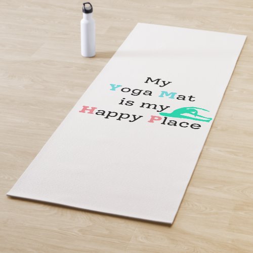 Witty Quote On Yoga Mat