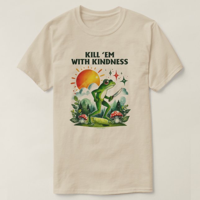 Witty Saying Frog Quote Graphic T-Shirt  (Design Front)