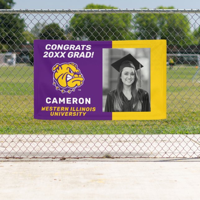 WIU Leathernecks | Congrats Grad Banner (Insitu)