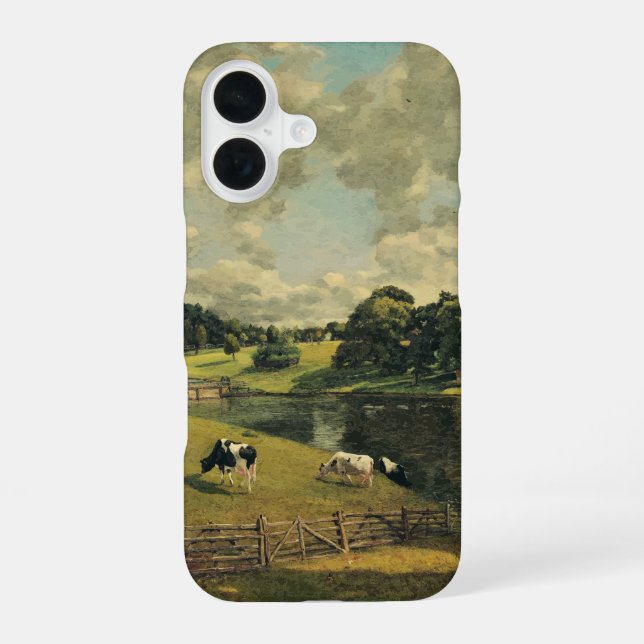 Wivenhoe Park by John Constable  Iphone Case (Back)