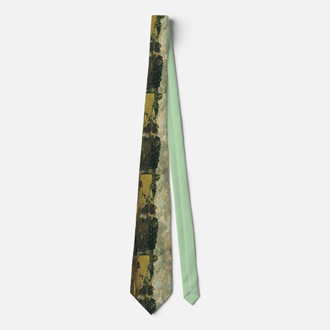 Wivenhoe Park by John Constable  Neck Tie (Front)