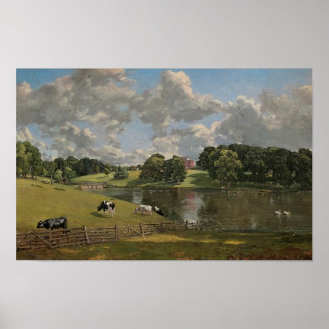 Wivenhoe Park, Essex – John Constable Poster (Front)