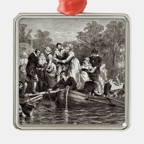 Wives for the Settlers at Jamestown Metal Ornament