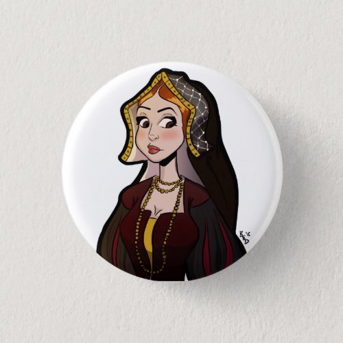 Wives of Henry VIII Badge _ Catherine of Aragon Pinback Button