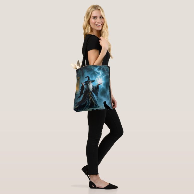 Wizand Cat  Tote Bag (On Model)