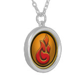 Wizard101 Fire Symbol Necklace | Zazzle