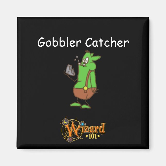 Wizard101 Gobbler Catcher Magnet (Front)