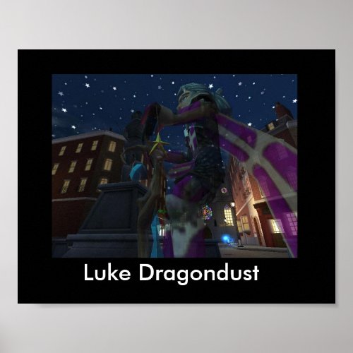 Wizard101 Luke Dragondust poster