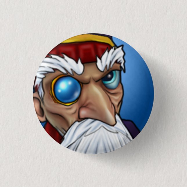 Wizard101 Merle Ambrose Pinback Button (Front)