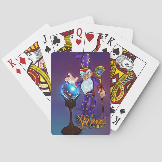 Wizard101 Merle Ambrose Poker Cards (Back)