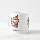 Wizard 101 Doodle Fire Elf Coffee Mug (Front Left)