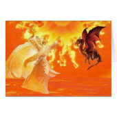 Wizard and Dragon. (Front Horizontal)