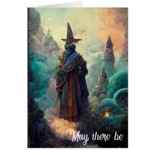 Wizard and Dragon Birthday Cards
