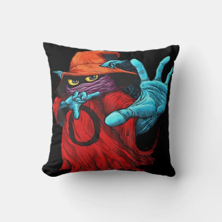 Wizard Art, Mystical Imagery, Fantasy Design, Magi Throw Pillow