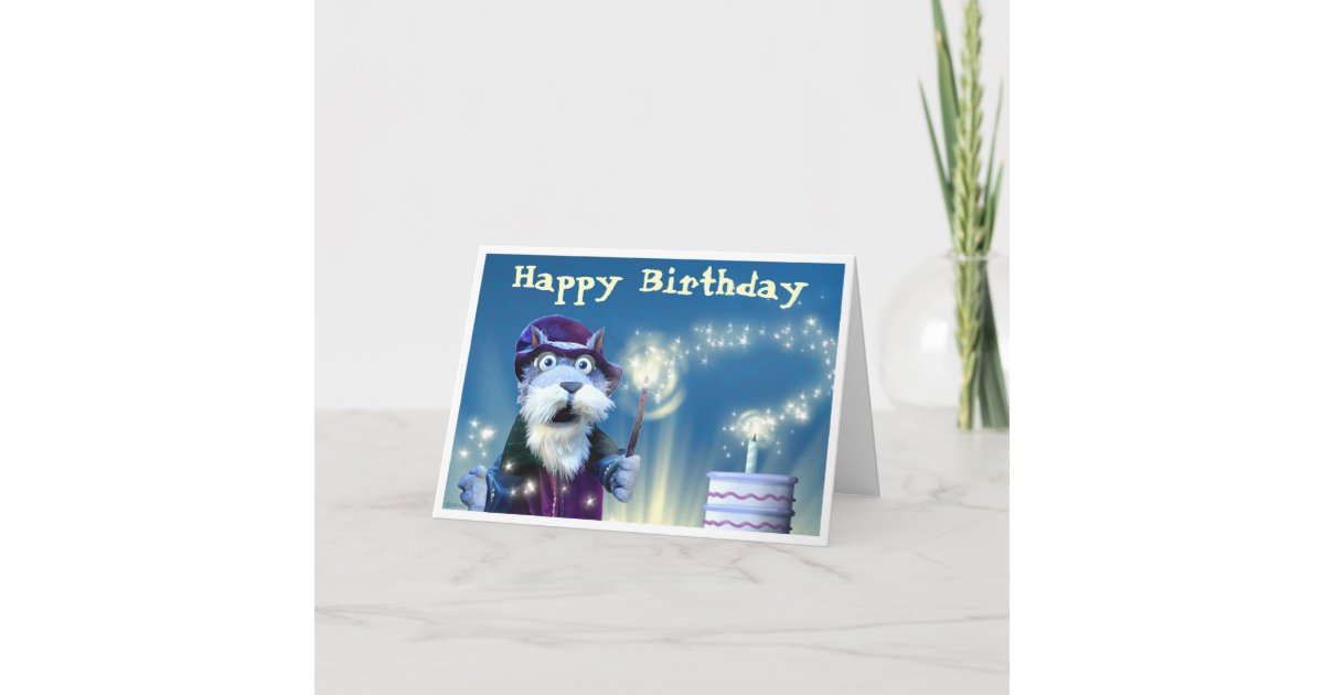 Wizard Birthday Card | Zazzle