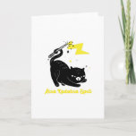 Wizard black cat - Abra Kadabra Spell Card