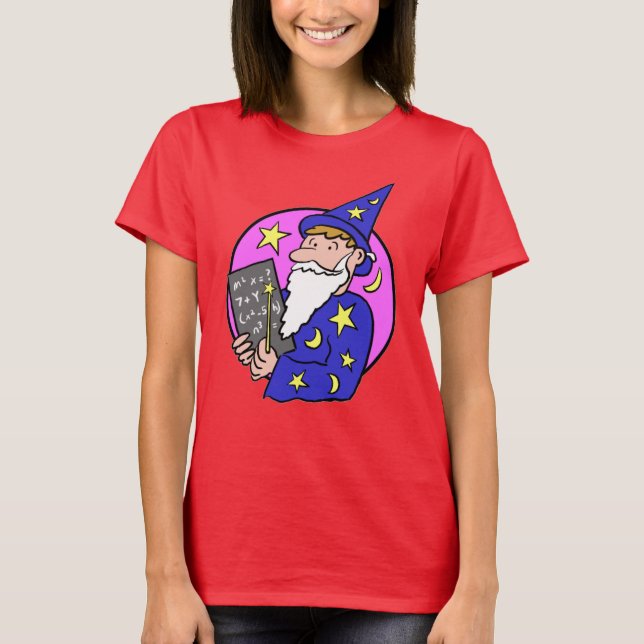 Wizard Cartoon T-Shirt (Front)