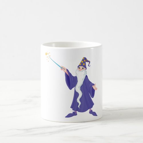 Wizard Casting A Spell Magic Coffee Mug