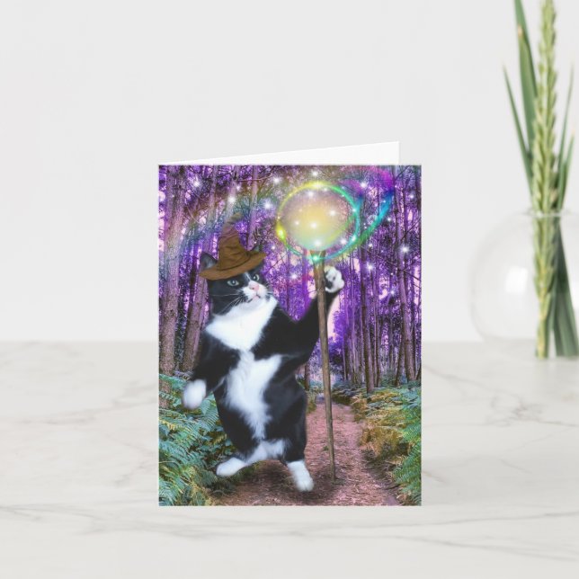 Wizard Cat Card (Front)