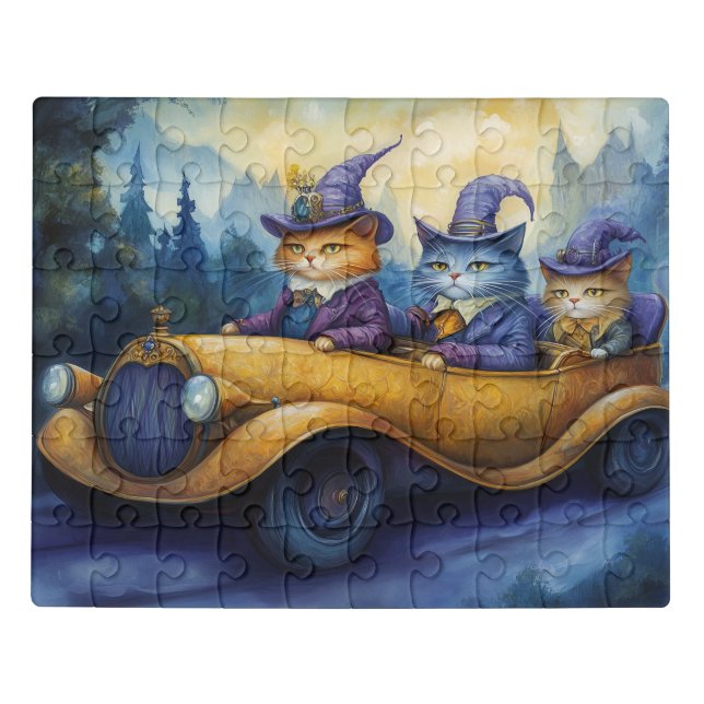 Wizard Cats Jigsaw Puzzle (Puzzle Horizontal)