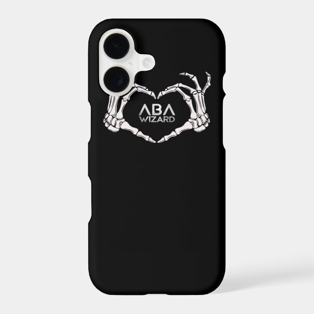 Wizard Classic - Skeleton Hands Heart Iphone Case (Back)