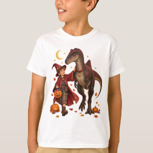 Wizard & Concavenator Halloween T-Shirt