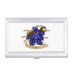 Wizard Dice Design Business Card Case