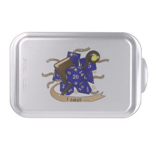 Wizard Dice Design Cake Pan