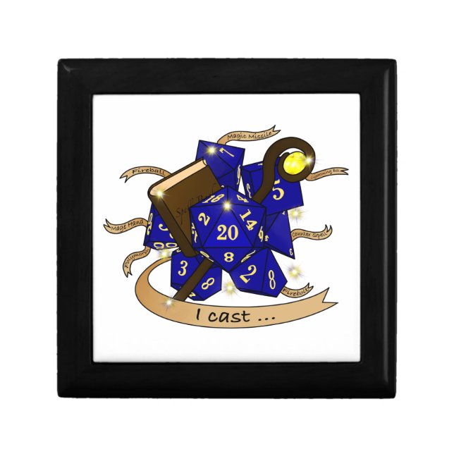 Wizard Dice Design Gift Box (Front)