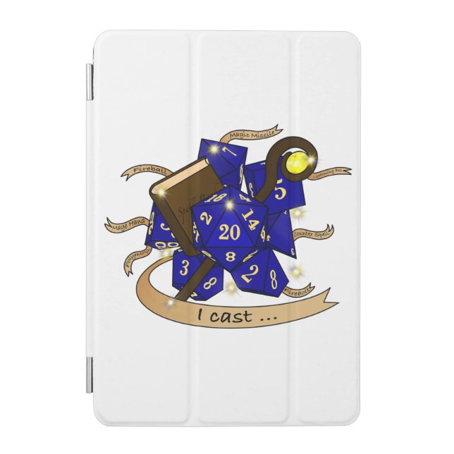 Wizard Dice Design iPad Mini Cover (Front)