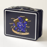 Wizard Dice Design Metal Lunch Box