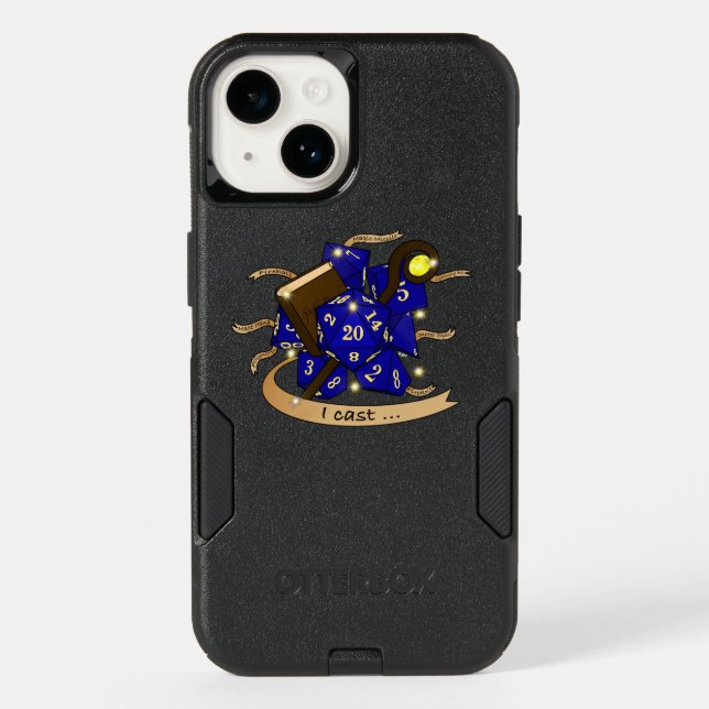 Wizard Dice Design Otterbox iPhone Case (Back)