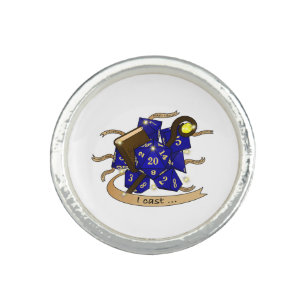 Wizard Dice Design Ring