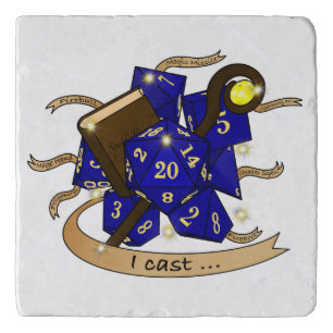 Wizard Dice Design Trivet