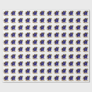 Wizard Dice Design Wrapping Paper