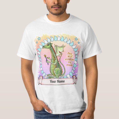 Wizard Dragon custom name T_Shirt