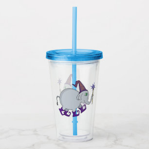 Wizard Elephant Acrylic Tumbler
