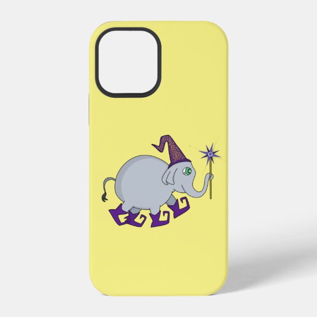 Wizard Elephant Iphone Case (Back)