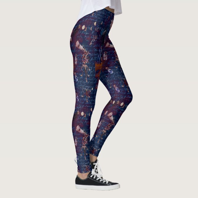 Wizard Euphemia Dark Blue Women's Leggings (Right)