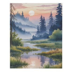 Wizard Faux Canvas Print