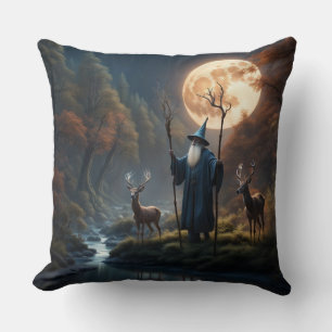 Wizard Forest Throw Pillow