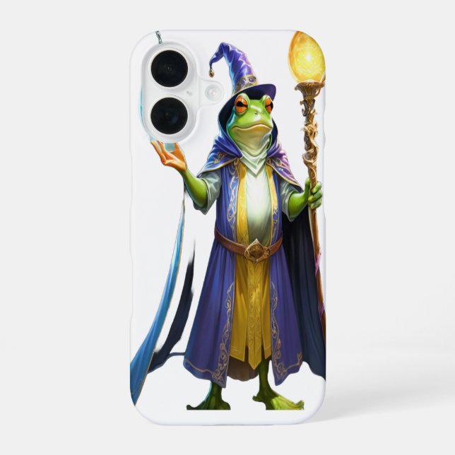 Wizard Frog Casting Spell Iphone Case (Back)