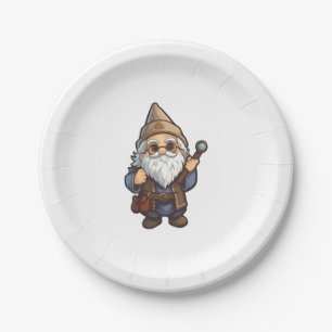 Wizard Gnome Paper Plates