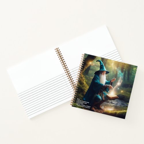 Wizard Hardcover Calendar Notebook
