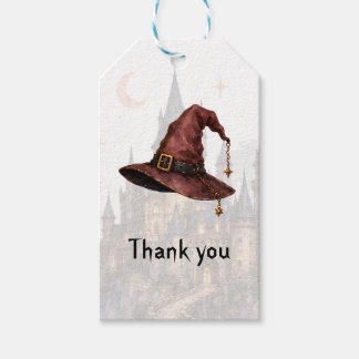 Wizard Hat Thank You Gift Tags